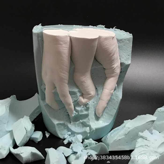 Гипсовый порошок для клонирования рук, 3D отпечатки рук и ног, оптовая продажа