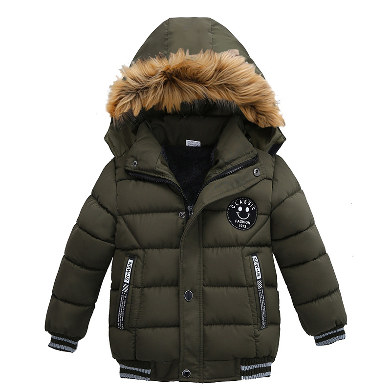 Boys cotton-padded clothes 2023 new cotton-padded jacket M718 foreign trade children's cotton-padded clothes