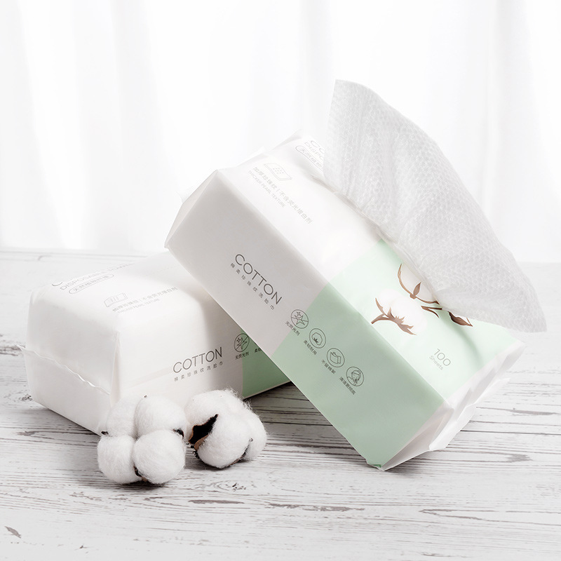 Facial Cleaning Towel Free Shipping Facial Cleaning Towel Dry and Wet Facial Cleaning Towel Disposable Withdrawable Cosmetic Towel Baby Cleaning Towel Free Shipping