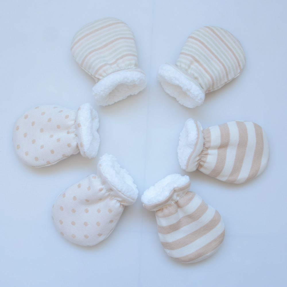 Перчатки для новорожденных, теплые и утолщенные