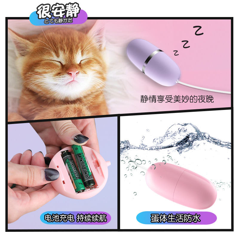 Laile small shell female single jumping egg vibration massager flirting jumping egg female masturbator adult supplies wholesale