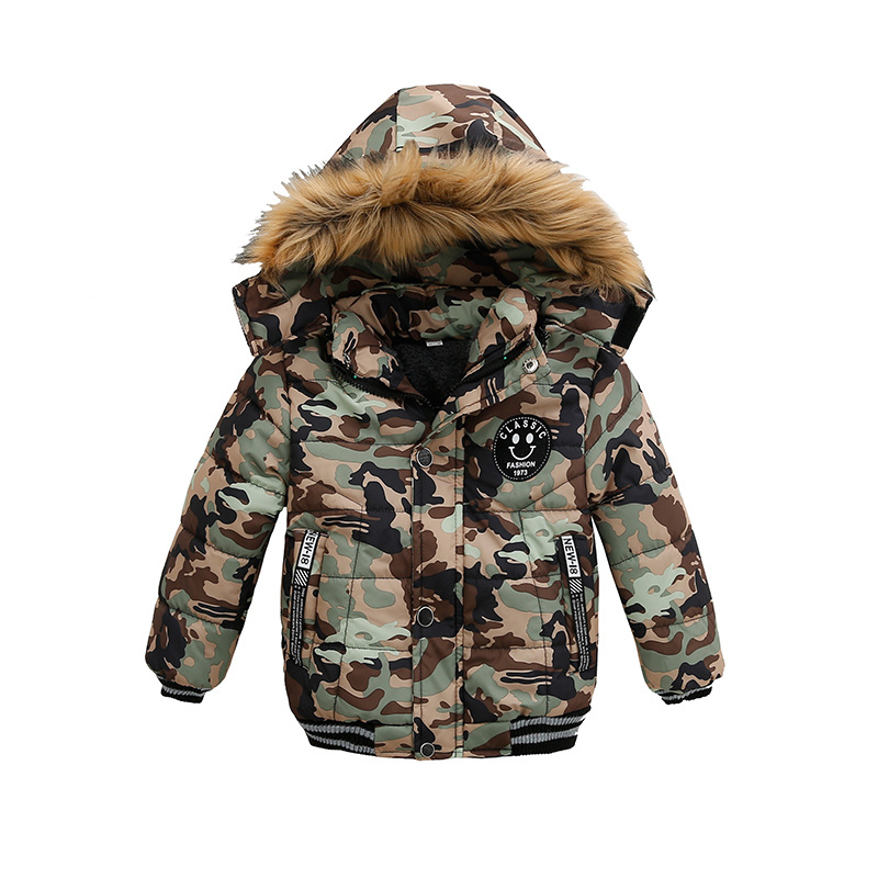 Boys cotton-padded clothes 2023 new cotton-padded jacket M718 foreign trade children's cotton-padded clothes
