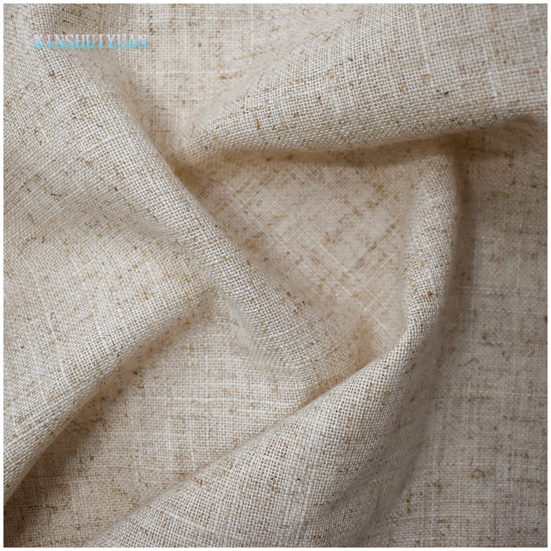 7*7 Polyester-Linen Fabric, Linen-Cotton Fabric, Slub Fabric, Craft Fabric, Luggage Fabric, Tablecloth Fabric, Lampshade Fabric, Polyester-Linen Slub Fabric