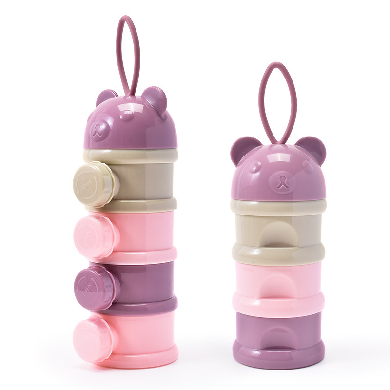 Baby Milk Powder Multi-Layer Packaging Box Portable Out-And-Out Baby One Meal and One Compartment Small Box Baby Goodies