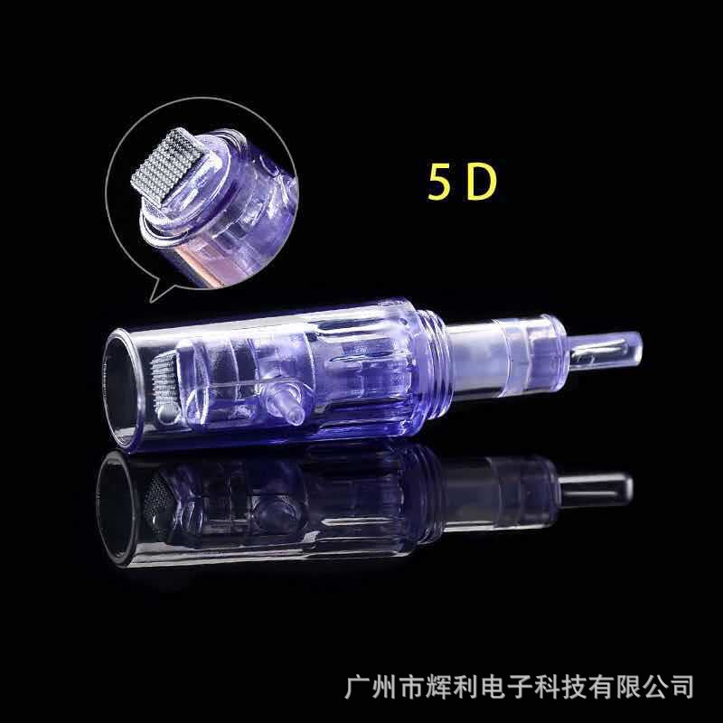 Water light microneedle needle nano MTS into round crystal nano microcrystalline head dissolved spot 12 needle 5D silicon crystal Micro Needle