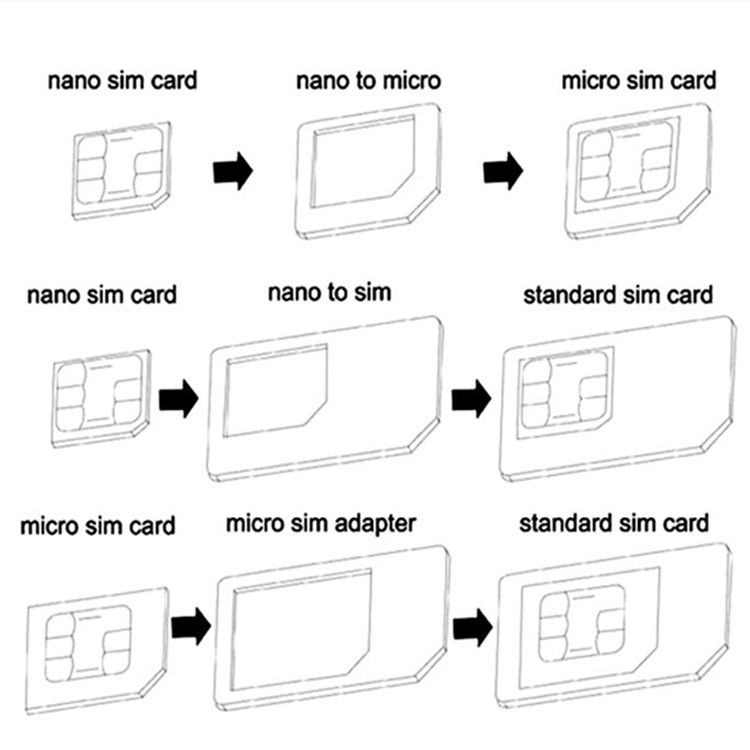 Manufacturer Supplies Metal Card Tray Sim Card Holder Mobile Phone Card Remover 4-in-1 Card Ejector Multifunctional for Mobile Phones
