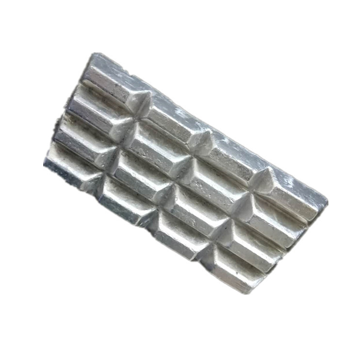Aluminum-Zirconium Alloy Block Alzr5 10 20 University Experimental Alloy with Added Aluminum Rare Earth Alloy Waffle Block Zero Cut