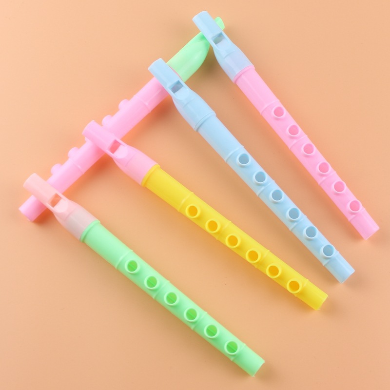 Flute Beginners Children's 6-hole Vertical Flute Fresh Creative Baby Playing Musical Instruments Music Toys Kindergarten Small