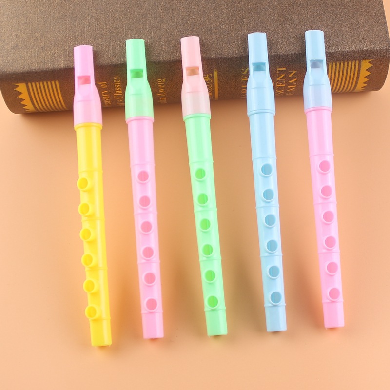 Flute Beginners Children's 6-hole Vertical Flute Fresh Creative Baby Playing Musical Instruments Music Toys Kindergarten Small
