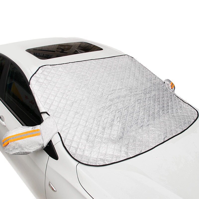 Car snow shield front windshield cover snow cover car clothing frost-proof half cover snow shield snow-proof sun shade
