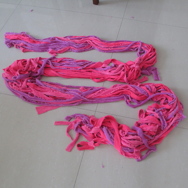 Ply Mop Yarn Colorfulful Ply Mop Rope Chemical Fiber Long Cloth Mop Line Mop Rope Bundled Bricks and Trees