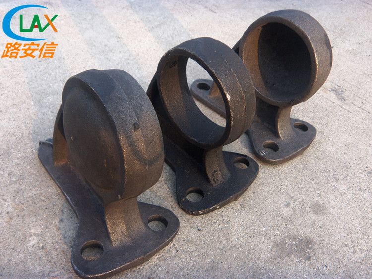 Wholesale Cast Iron Wheel Shift Rod Base Limit Stopper Base Perforated Roof Railing Base