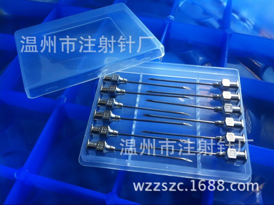 Stainless Steel Needle Tube Veterinary Injection Needle Veterinary Needle 14 Long Locke 18g