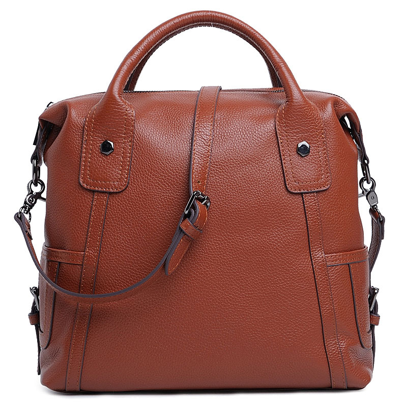 2025 новая европейская и американская мода деловая сумка через плечо из первой слоя кожи натуральная кожа