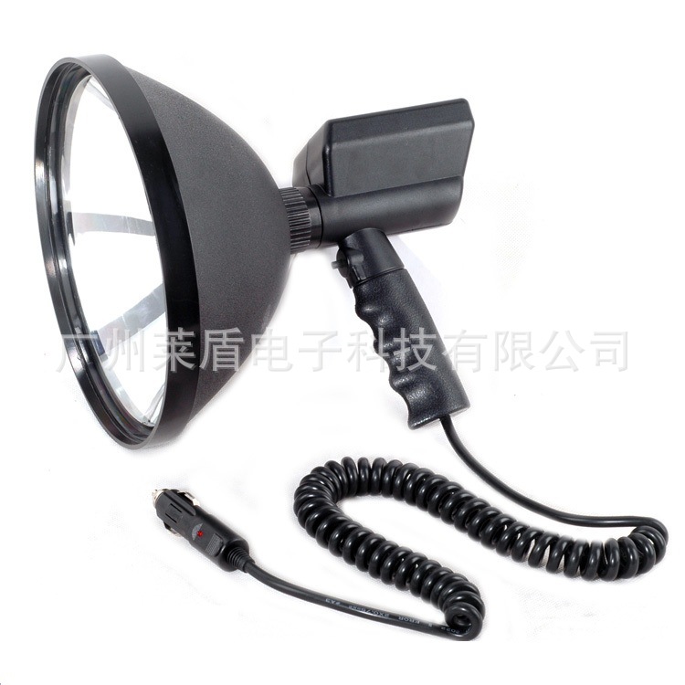 12V100W 9inch Handheld Xenon Lamp Outdoor Work Lamp Hid Handheld Searchlight Spotlight Cross-Border Hot Model