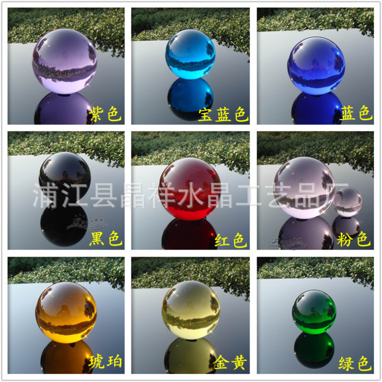 Crystal Crafts K9 Transparent Crystal Ball Personality Ornaments Crystal Ball Decoration Transfer Ball Living Room Decoration Photograph