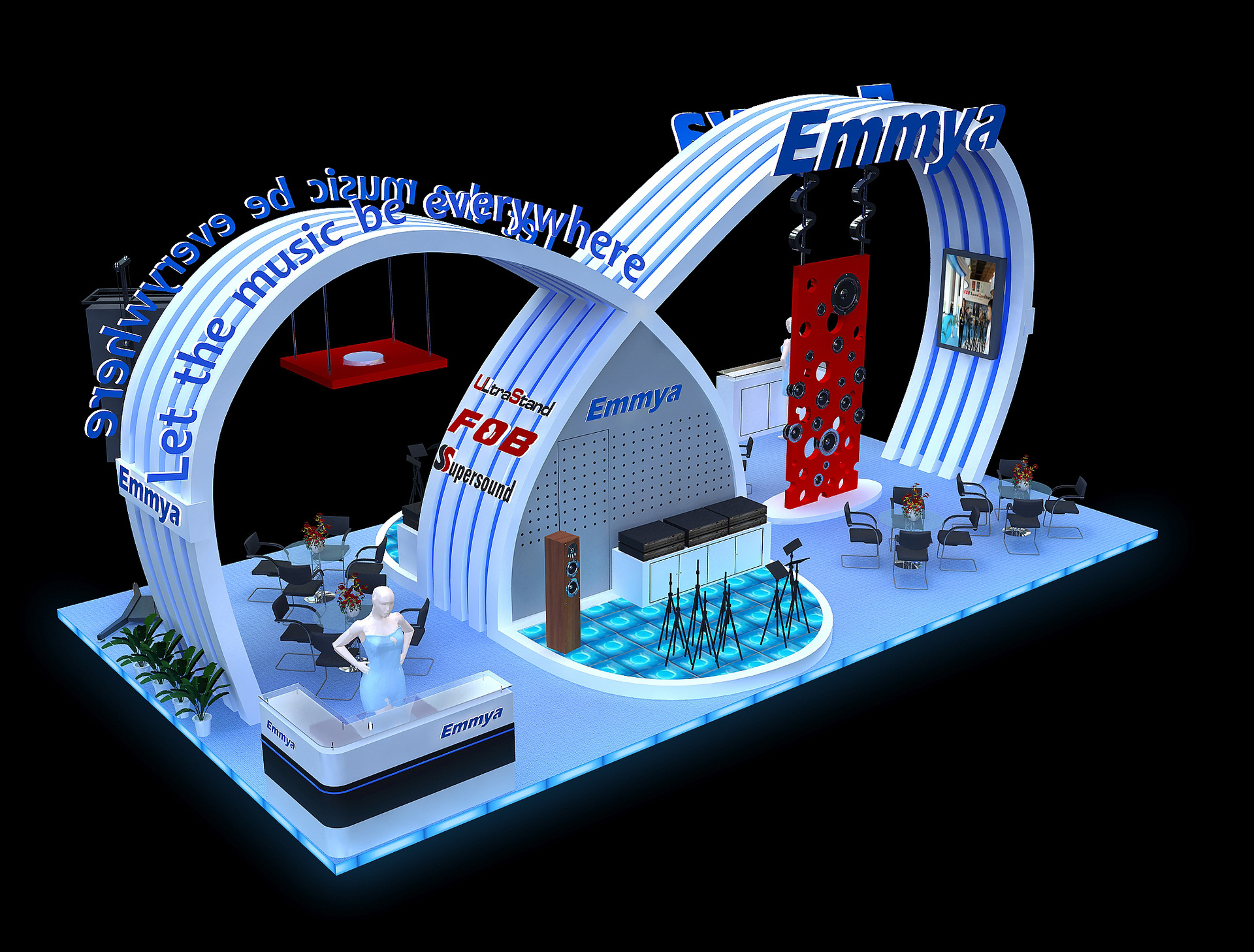 Shanghai Customization | Exhibition Stand Decoration Exhibition Stand Construction Design | Product Exhibition Decoration and Construction Design | Booth Decorations