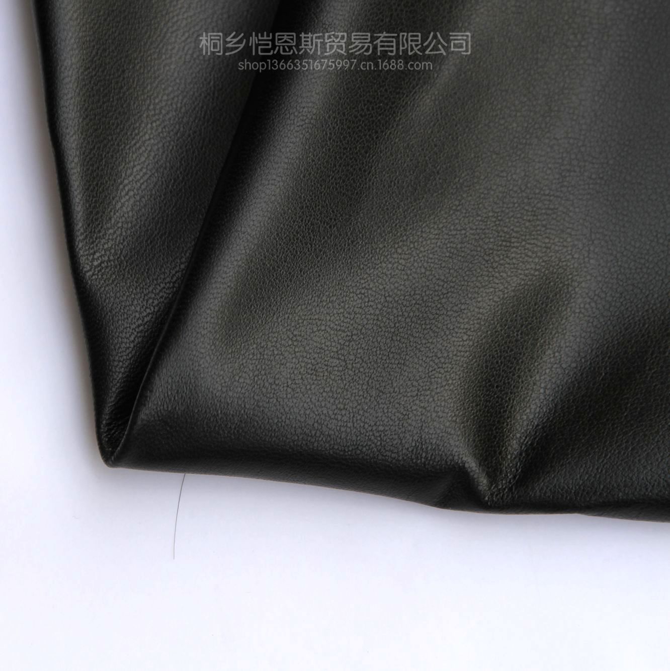 Haining manufacturers supply black sheepskin leather leather leather fabric clothing sheepskin leather leather wholesale