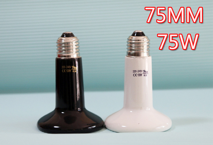 Производитель предлагает минимальный заказ на керамическую инфракрасную нагревательную лампу для домашних животных, нагреватель для черепах 75Вт