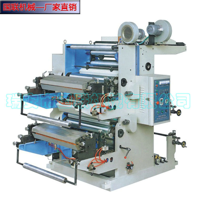 Профессиональная поставка 2-цветной печатной машины шириной 1000 мм, гибкий пресс для печати, техническая поддержка