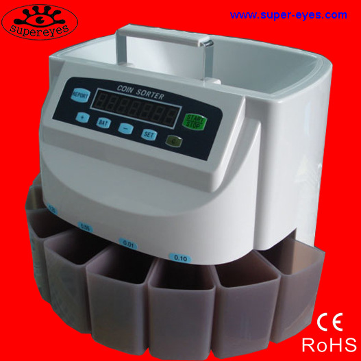 Машина для сортировки монет для мексиканских/чилийских/австралийских/индийских/аргентинских монет