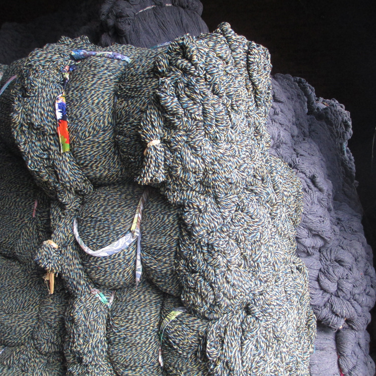 Ply Mop Yarn Colorfulful Ply Mop Rope Chemical Fiber Long Cloth Mop Line Mop Rope Bundled Bricks and Trees