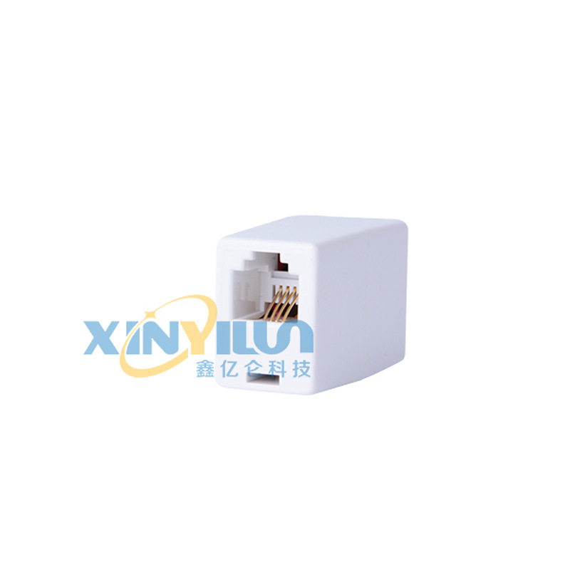 Telephone direct connection RJ11 telephone line connection American telephone line connection extension 6P4C White socket