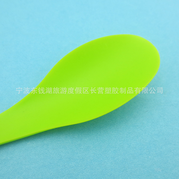 Plastic PP double-headed integrated knife and fork spoon three-in-one salad spoon fruit fork spoon creative tableware