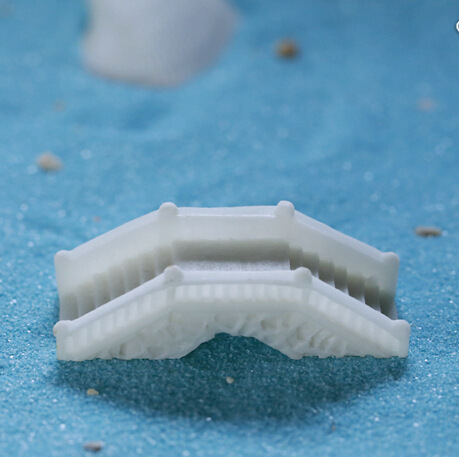 Palace Style Bridge, Small Bridge, Flowing Water, Simulated Stone Arch Bridge, Zakka Groceries, Micro Landscape Resin Ornaments