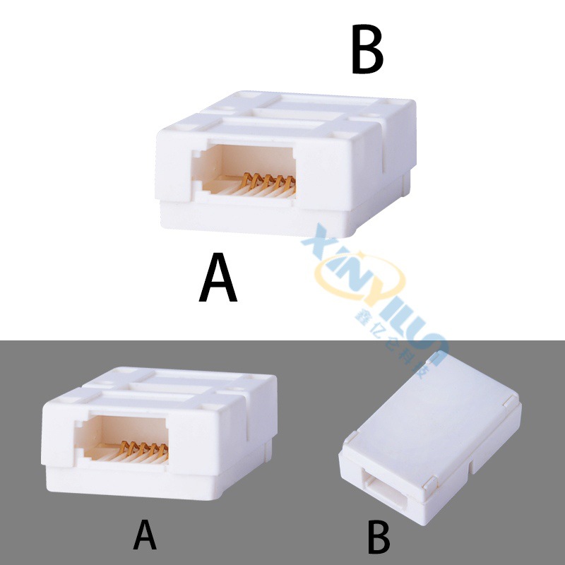 Британский разъем для удлинения телефонной линии, RJ11UK, 4-жильный