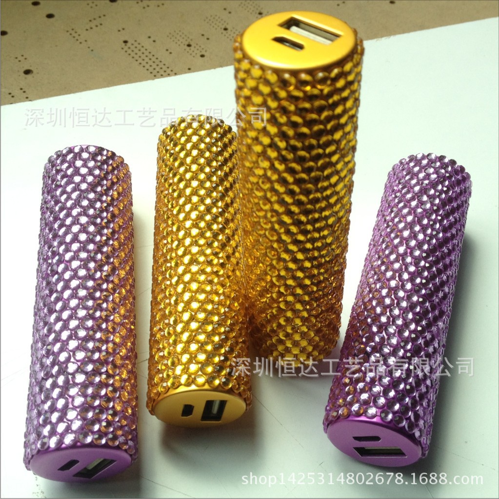 Производитель из Шэньчжэня, квадратный мобильный источник питания с алмазами, круглой формы, обработка ювелирных изделий