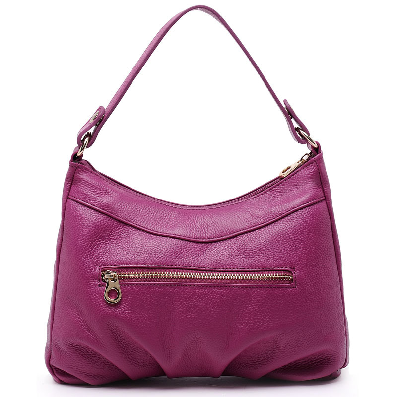 2025 Fashionable Casual Dumpling Bag Satchel One-Shoulder Cross-Body First-Layer Cowhide Genuine Leather Women's Bag Drop Shipping