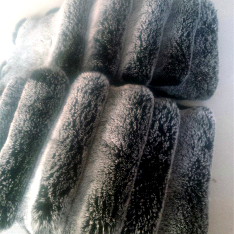 Rex Rabbit Fur Grass Frosting Black Rex Rabbit Skin DIY Mobile Phone Case Rex Rabbit Raw Material Perfume Holt Whole Rabbit Hair