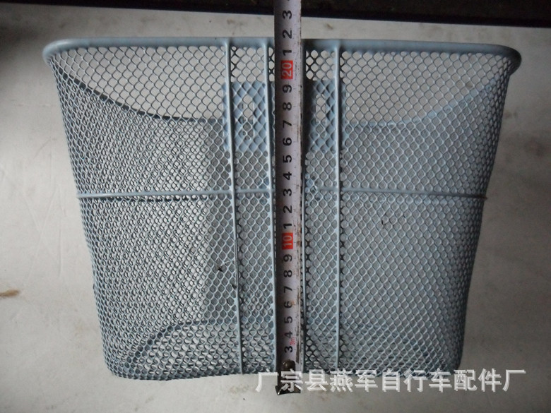 Guoyu bicycle boutique mesh blue bicycle frame steel mesh basket bicycle basket
