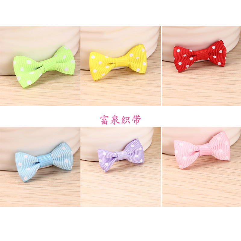 Корейские аксессуары для волос DIY девичьи головные украшения аксессуары с горошком с бантом заколка для волос конфетные аксессуары