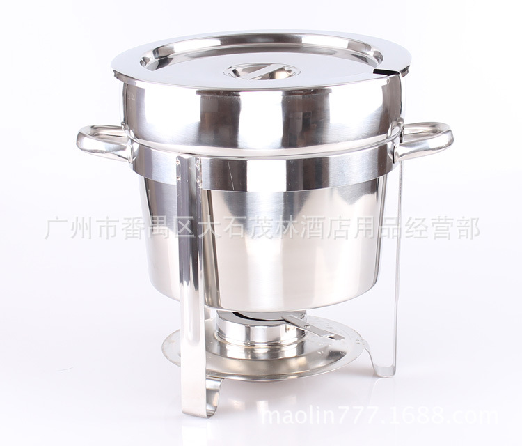 Factory wholesale 11 liter stainless steel self-service soup stove can be distributed heating plate