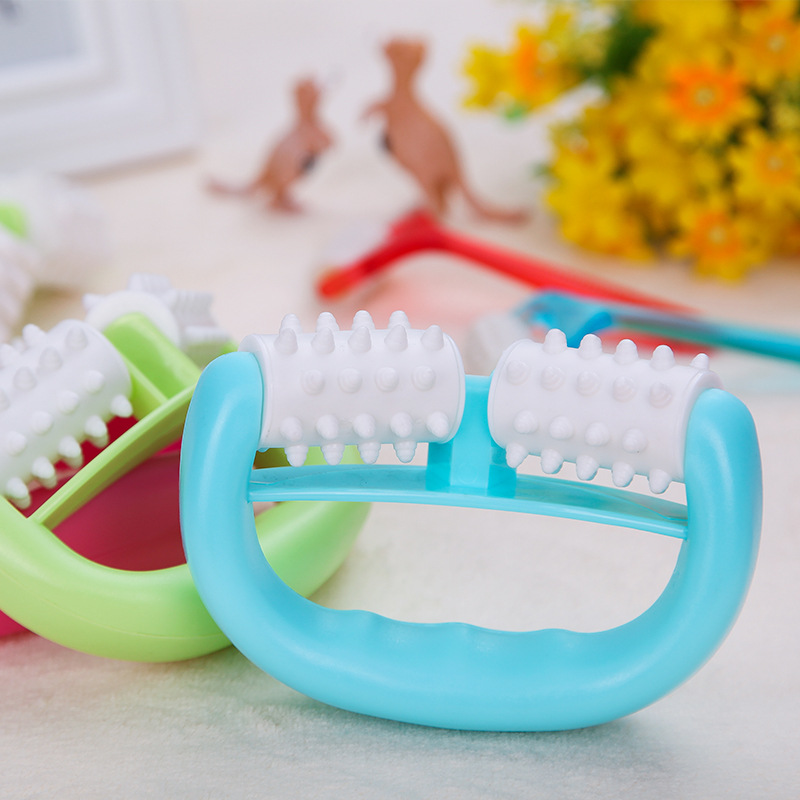 Пластиковый массажер, ручной роликовый массажер, оптовая продажа