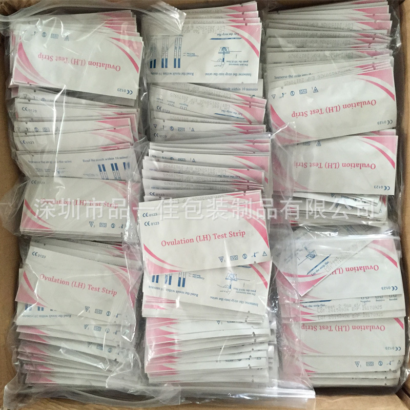 Cross-Border Hot Selling Only for Export English Packaging Ovulation Test Paper Lh Ovulation Strips Early Pregnancy Test Wholesale