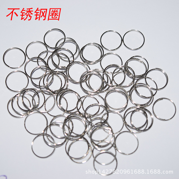 Кольца из нержавеющей стали для соединения восьмиугольных бусин, аксессуары для занавесов