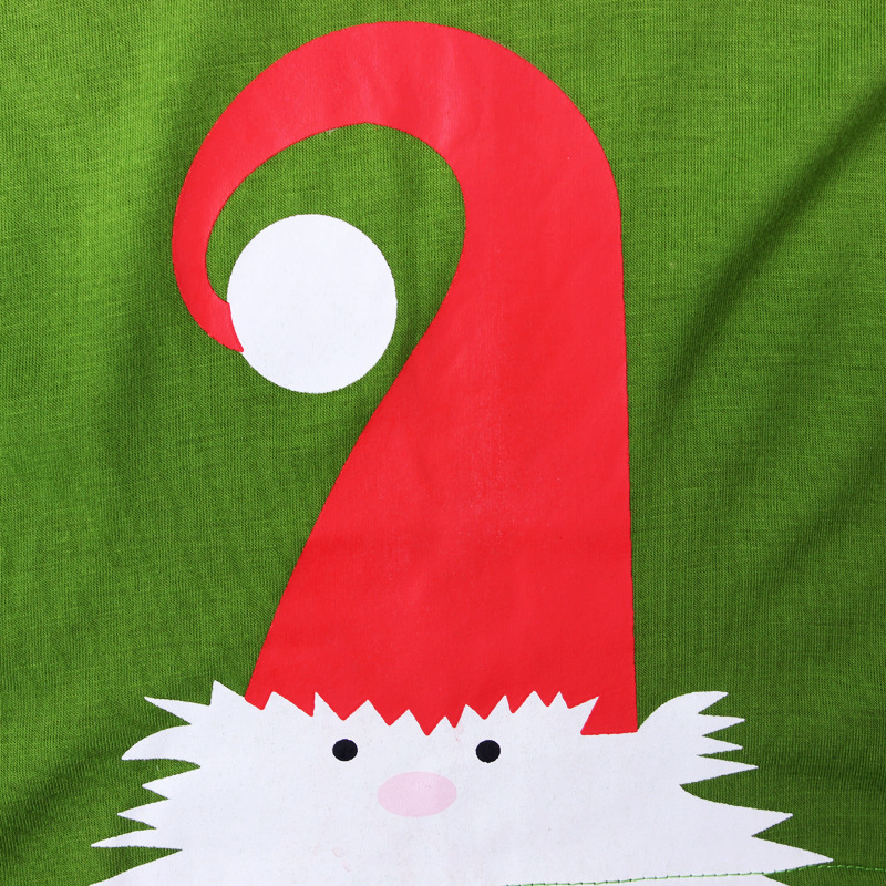 Boys and Kidsren Export European and American Spring and Autum Christmas Santa Claus Stripesd Home Clothes Two-piece Set Kidsren's Clothing ins