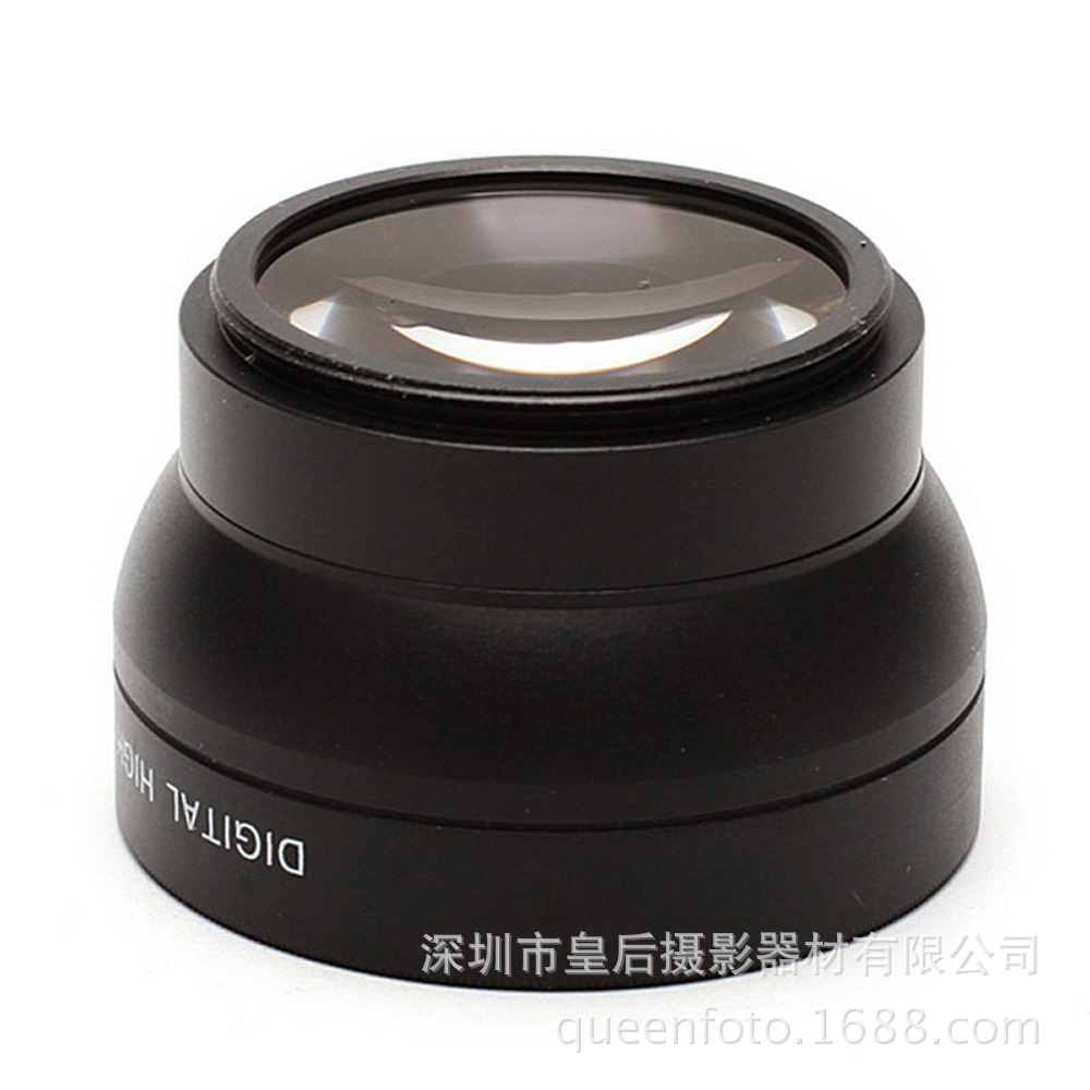 58mm Wide-angle Mirror Macro Camera Additional Lens 0.45X 0.45X Wide-angle Lens 18-55mm