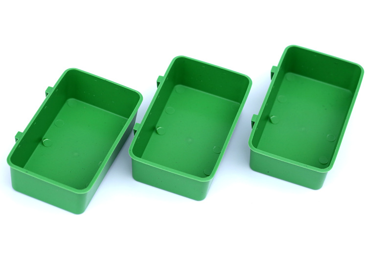 Bird bathtub bathtub small parrot bird ten sisters Pearl square box bird food box pet food basin sink Bowl