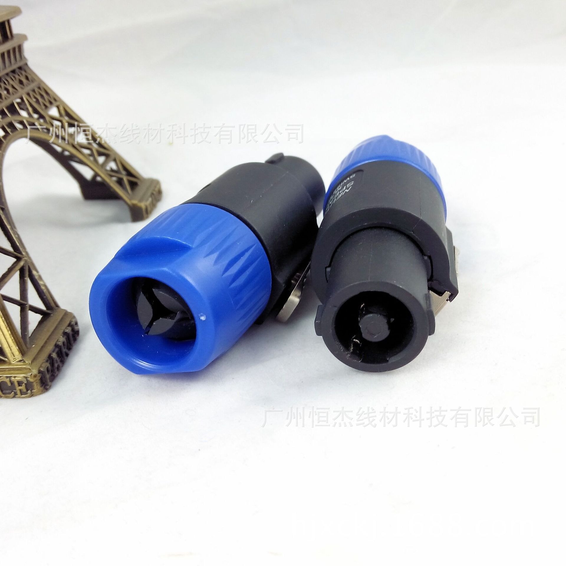 Factory direct high quality audio four-core professional speaker plug NL4FC audio cable connector amplifier Ohm connector