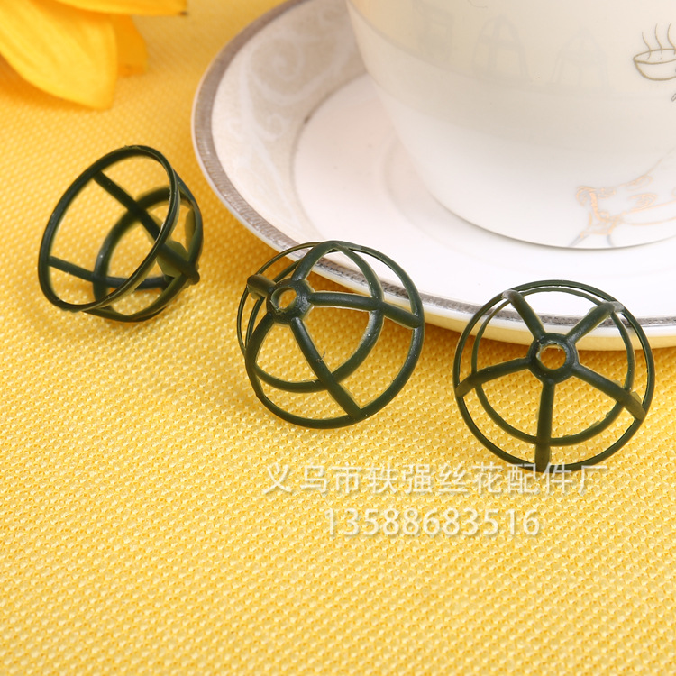 3cm plastic empty bowl artificial flower accessories flower accessories empty bowl making fake flower materials Yiwu manufacturers wholesale