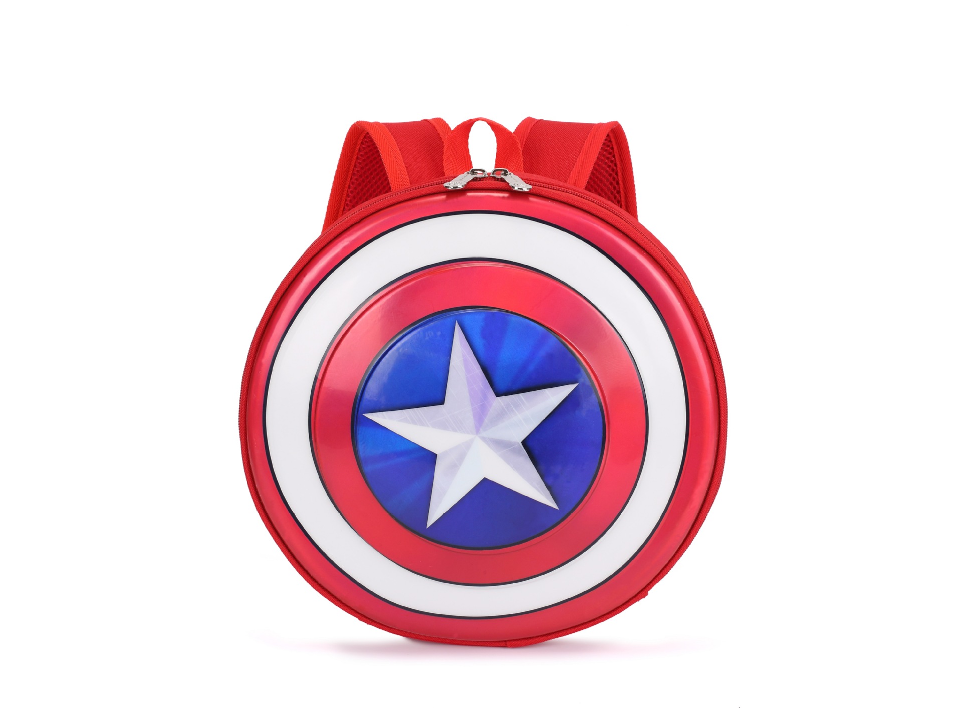 Shield Children's Schoolbag Male Primary and Secondary School Students Kindergarten Grade Boys Ridge Protecting and Reducing the burden Fashion Schoolbag Captain America