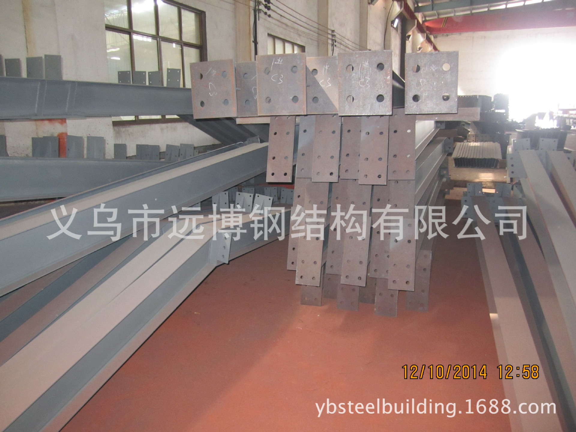 Yiwu Standard Steel Structure Factory Large Span Steel Structure Warehouse Steel Structure Engineering Design Budget Processing