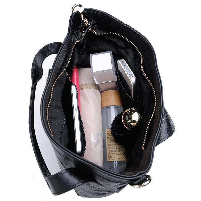 2025 Spring Fashion Retro Easiest for Match Handbag Women's Shoulder Crossbody Bag First Layer Cowhide Genuine Leather Women's Bag