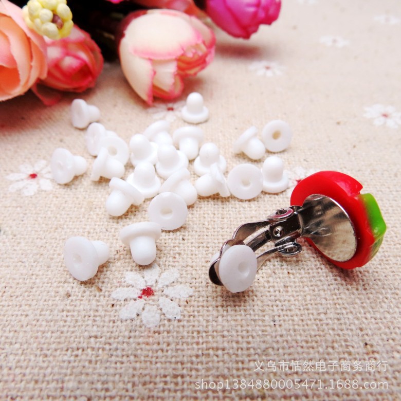 Children's Ear Clip Accessories, Frog Clip DIY Painless Earring Accessories, Versatile Children's Jewelry Materials! Cute Cartoon