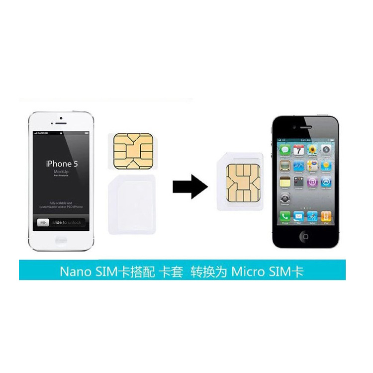 sim card holder restore card holder 4-piece set nano card holder restore card holder sim in stock printable LOGO