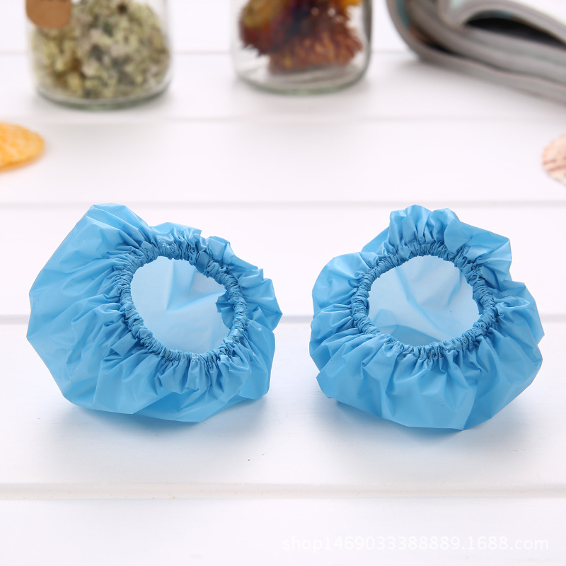 Supply earmuffs PE color/disposable transparent earmuffs/plastic earmuffs/hair dye oil waterproof earmuffs/earmuffs